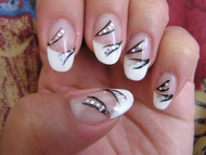 Francia zselé műköröm díszítés